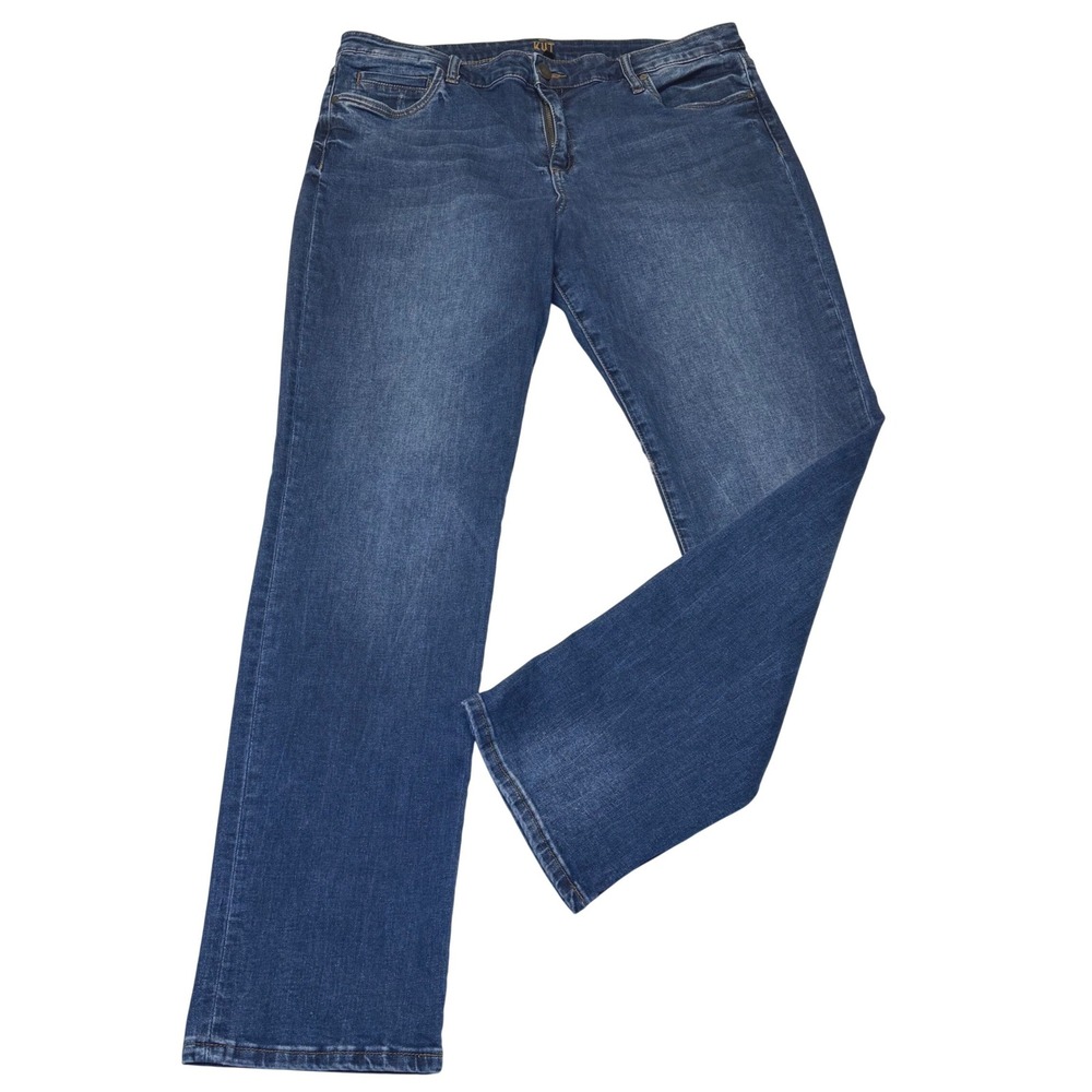 KUT From The Kloth Boyfriend Jeans Women Size‎ 14 medium Wash Cotton Blend